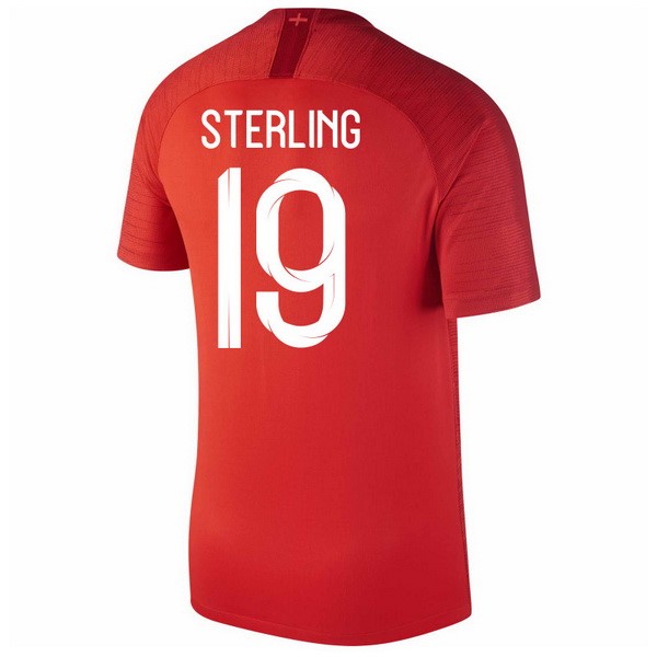 Camiseta Inglaterra 2ª Sterling 2018 Rojo